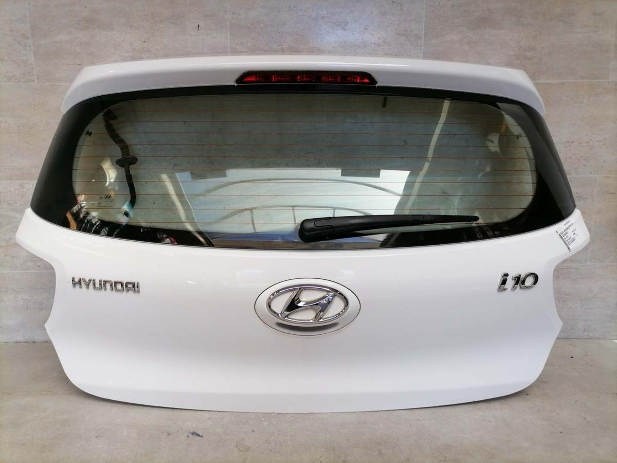 Hyundai I10 IA original Heckklappe mit Heckscheibe Polarweiss BMS Bj.2016